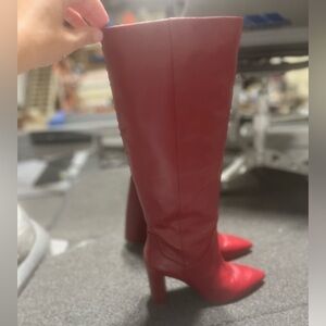 Antonio Melani red boots size 7.5